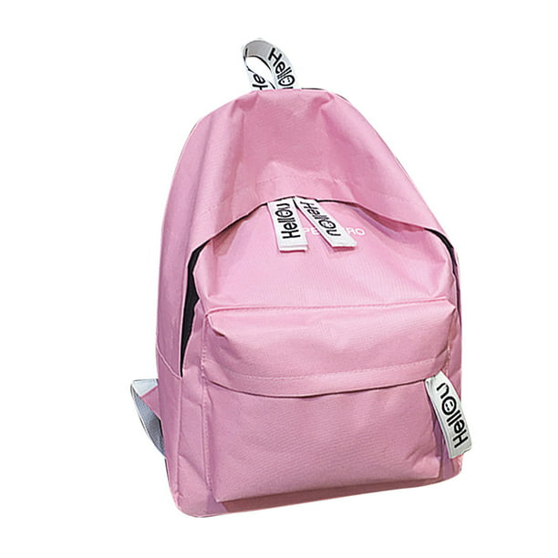 Couple Schoolbag Travel Backpack School Hiking Bag Solid Backpack Women Collection Luminous Bag 